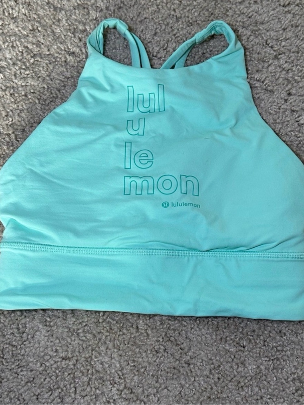 Lululemon Aqua Mint Sports Bra